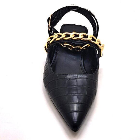 Fashion to Figure Aliza Women's Ankle Strap Flats - Size 8 - Picture 6 of 13